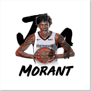 JA Morant Posters and Art